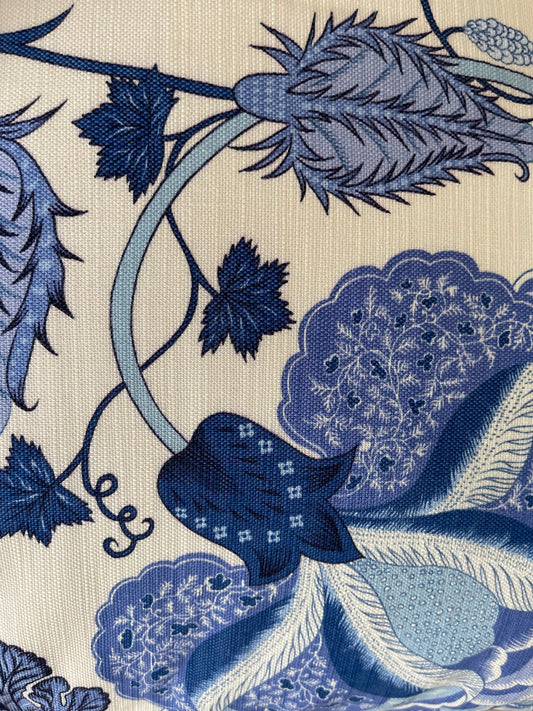 Kussen Delftsblauw 60x40 cm