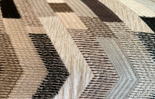 Kussen Zigzag grijs 90x40 cm