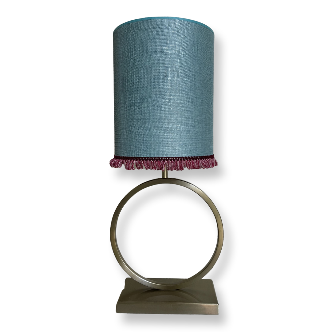 Lampenvoet staal rond goud