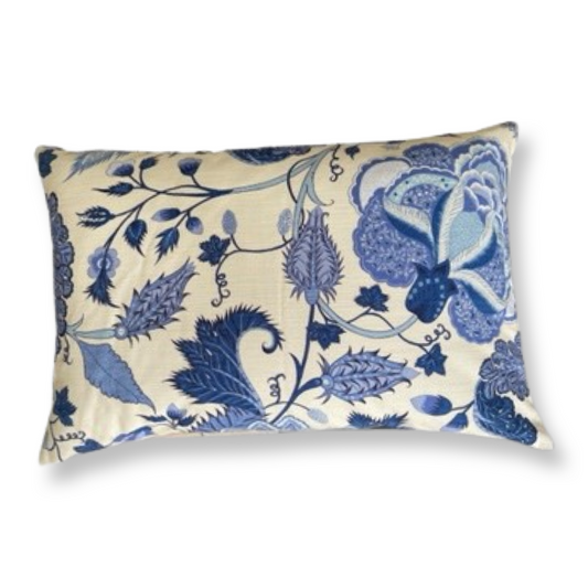 Kussen Delftsblauw 60x40 cm